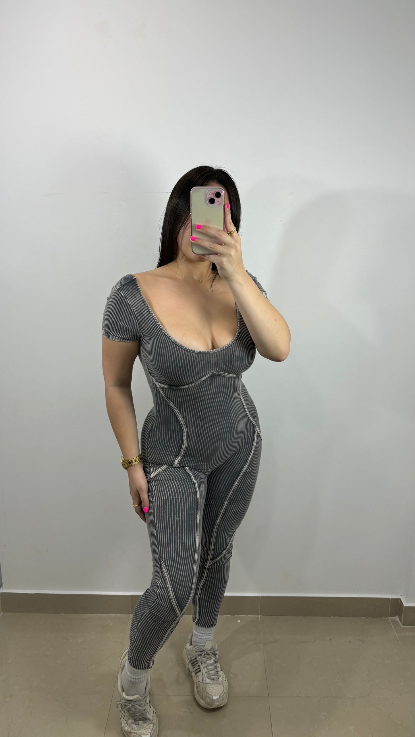 Jumpsuit washed black