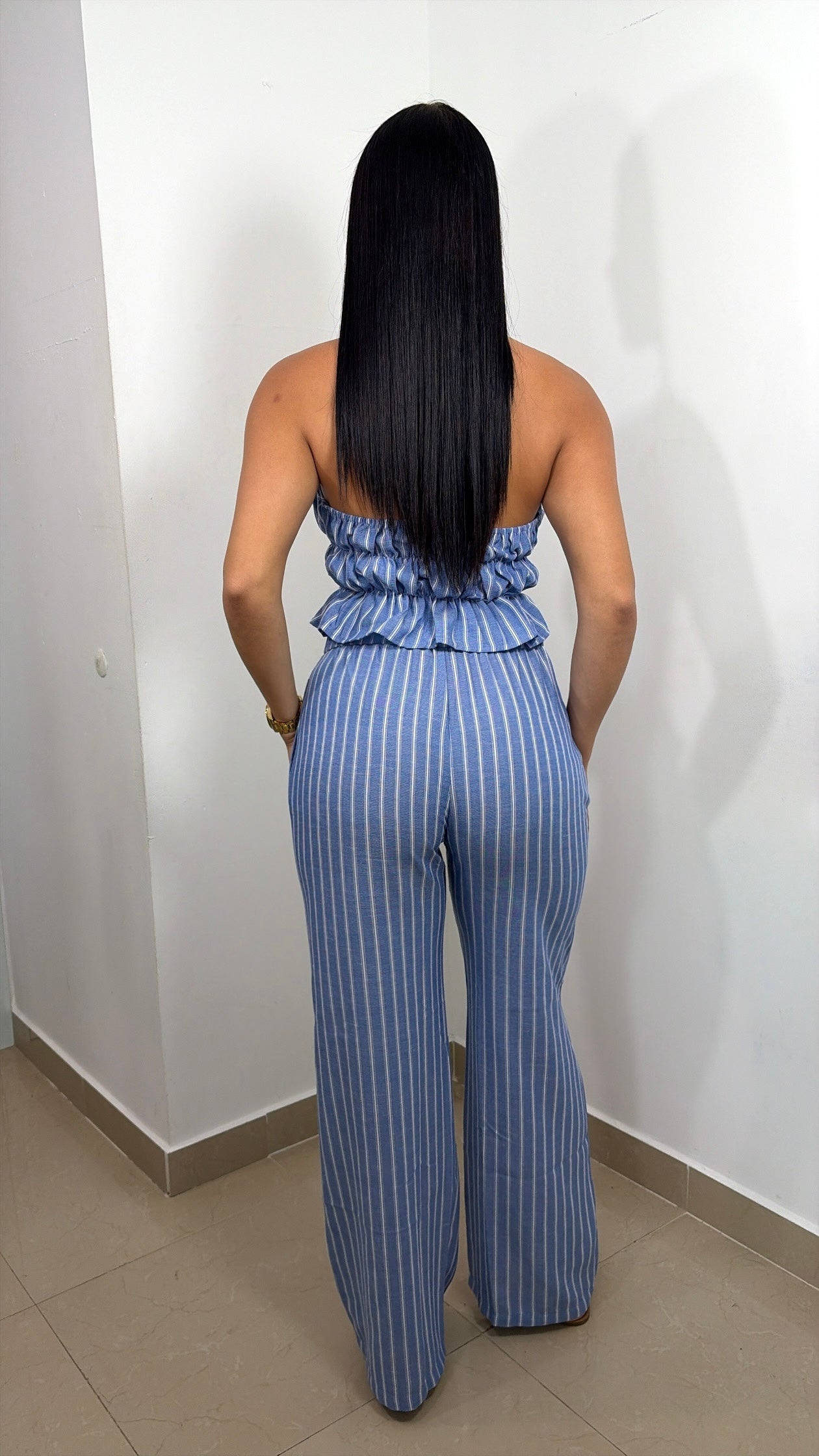 Halter neck top & pant set