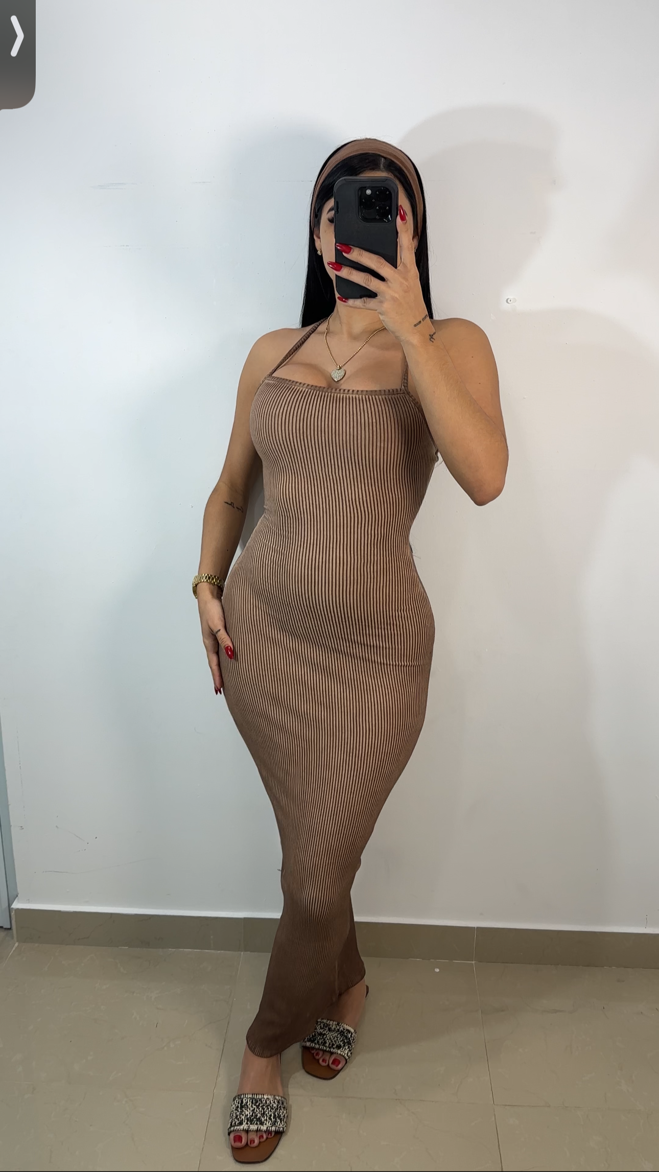 Maxi Brown dress