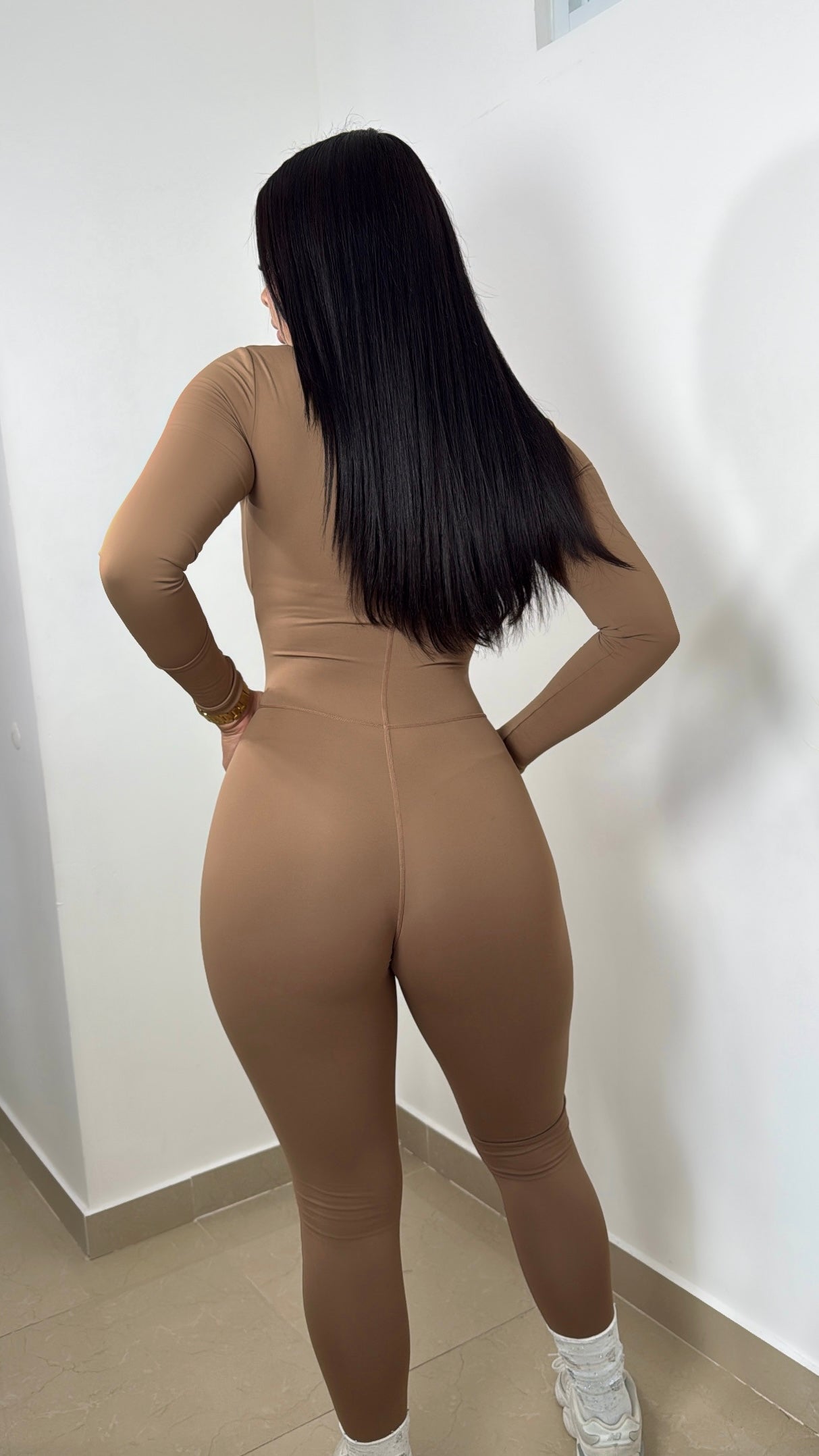 Caqui longsleeve jumpsuit