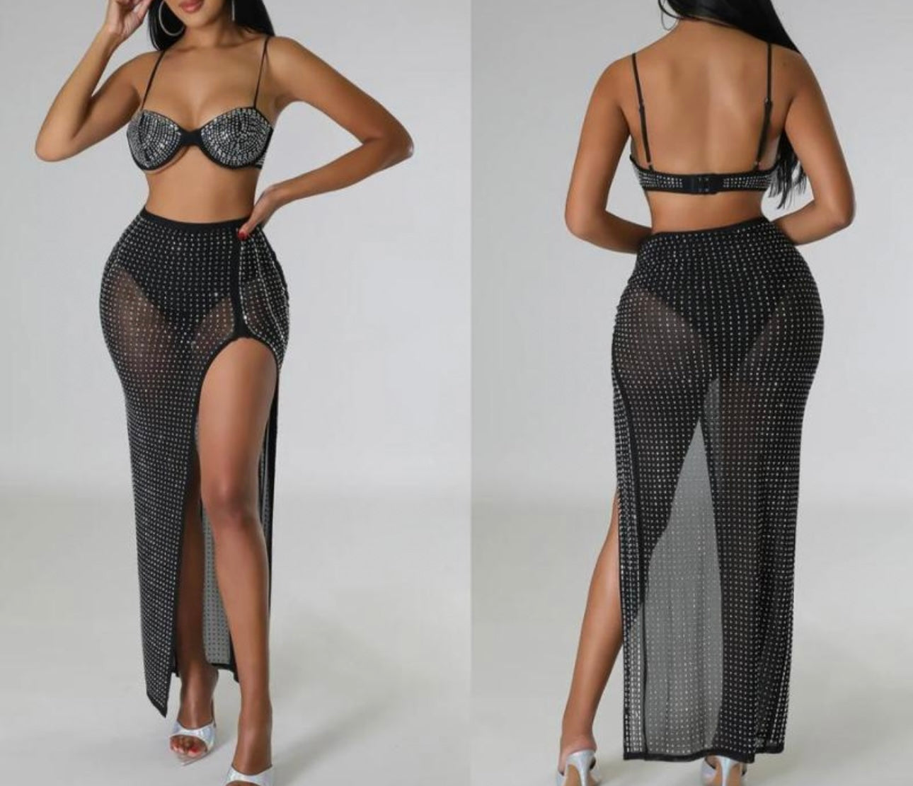 Mesh sexy set