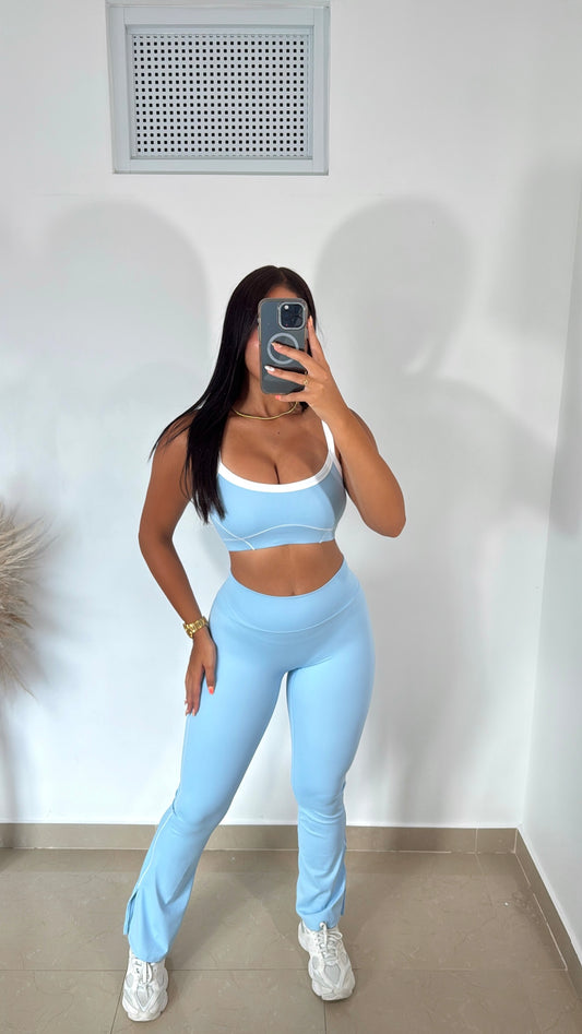 Body shape baby blue set