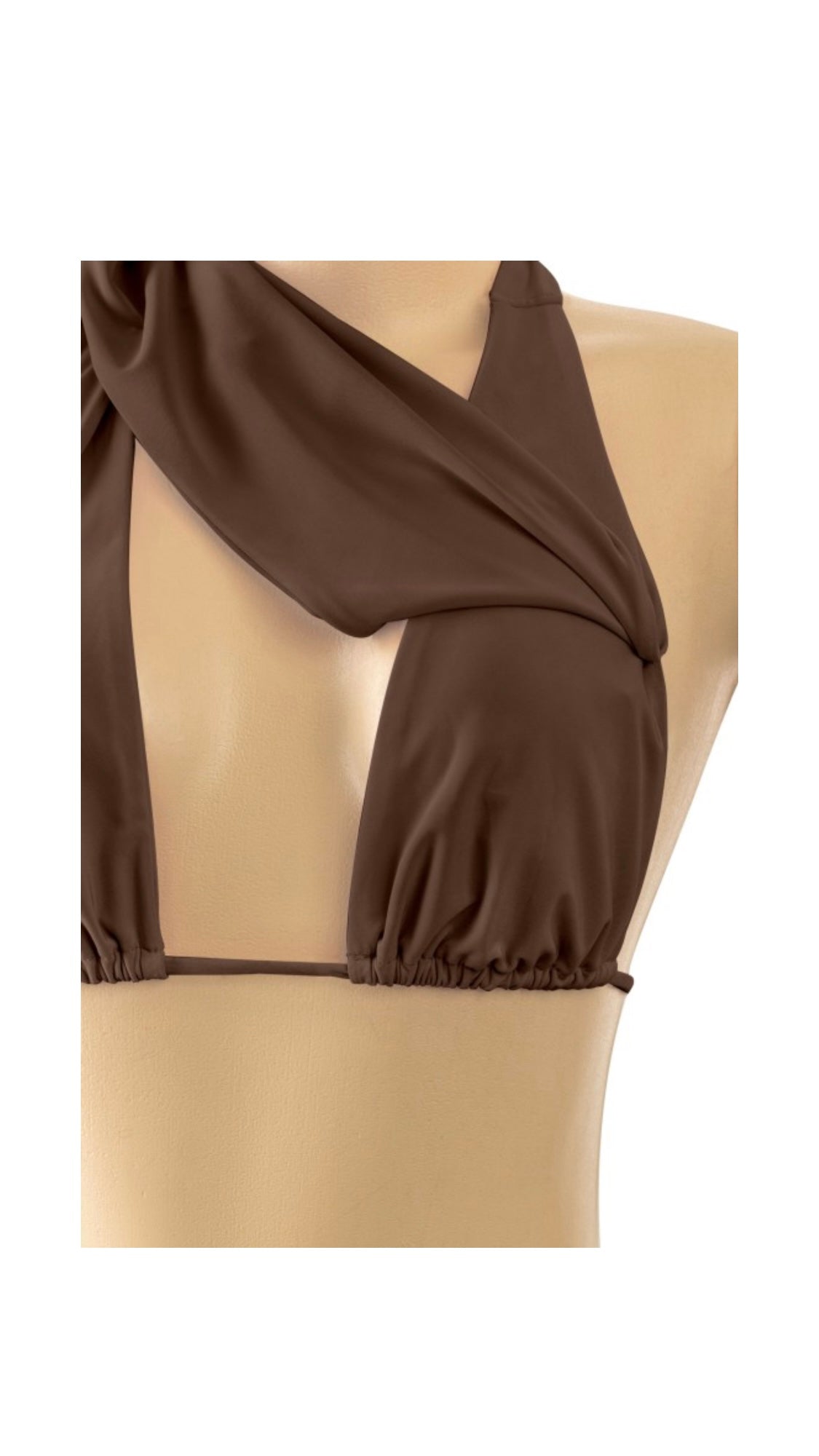 Brown sexy top