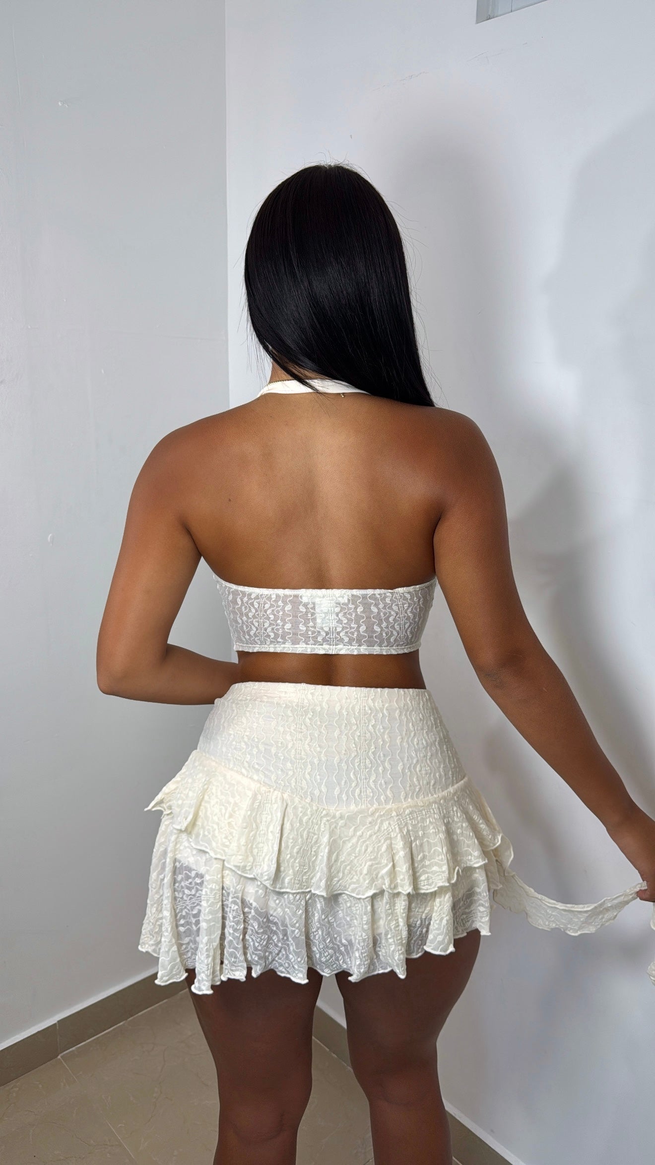 Vest & skort set