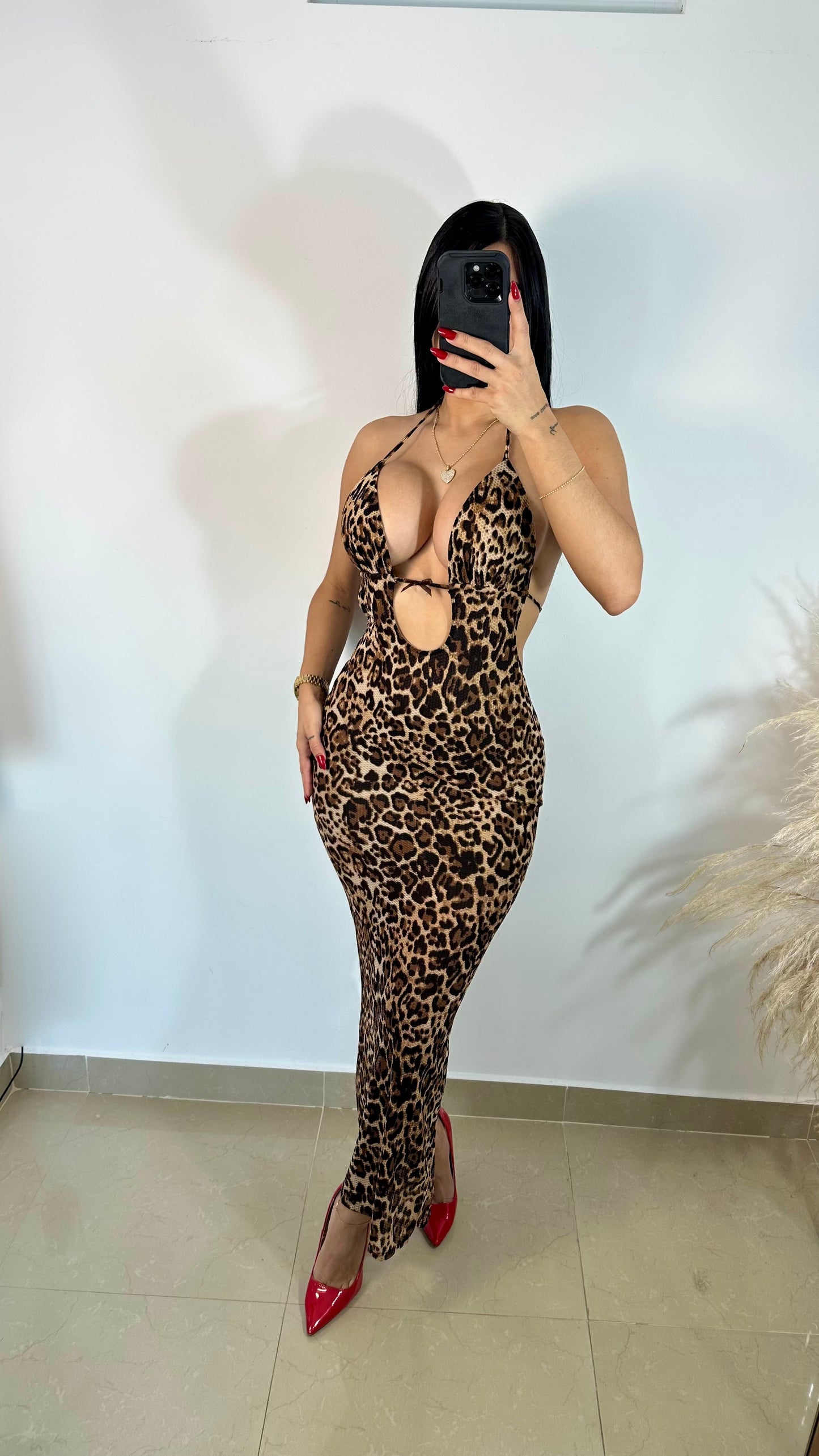 Leopardo maxi dress