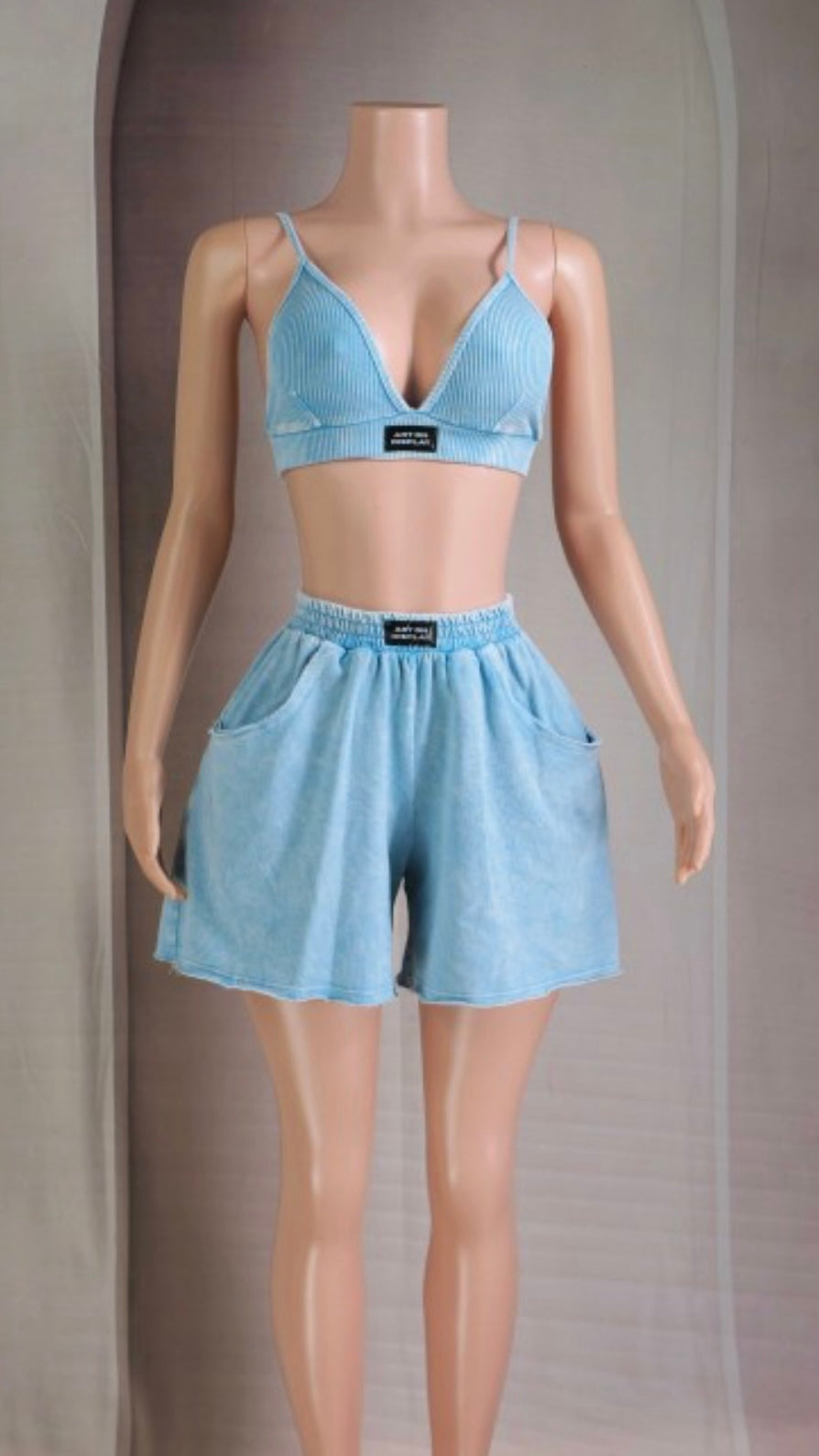 Sky Blue short set