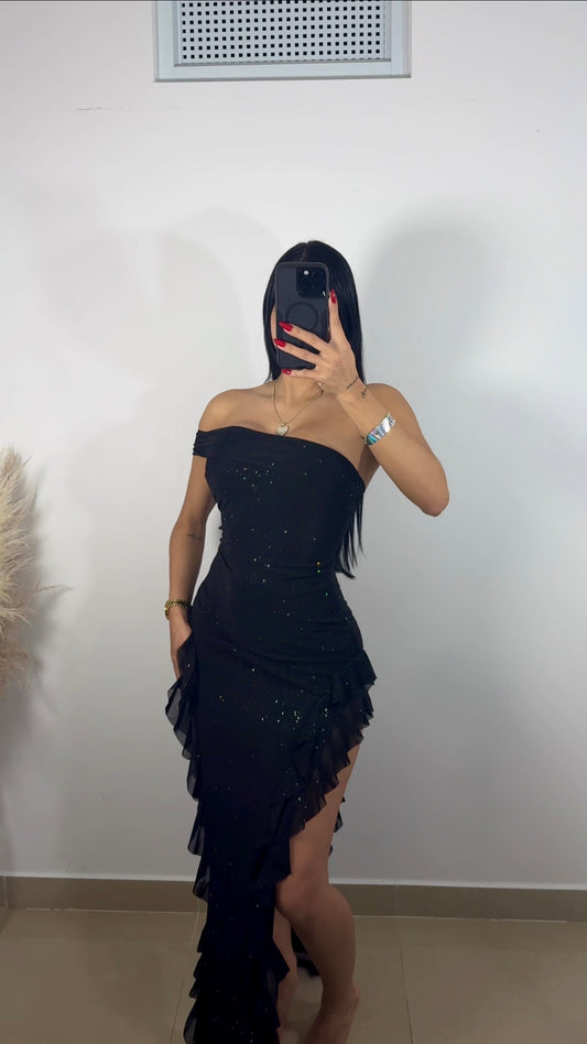 Tube maxi Glitter dress