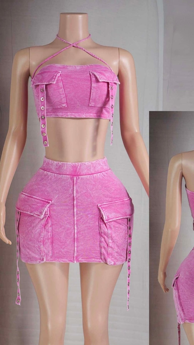 Cargo pink set