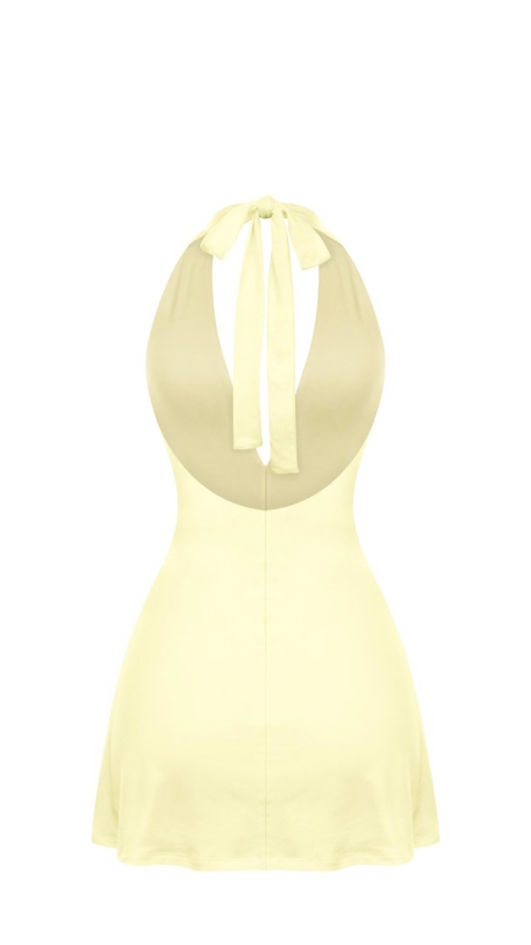 Light yellow skort dress