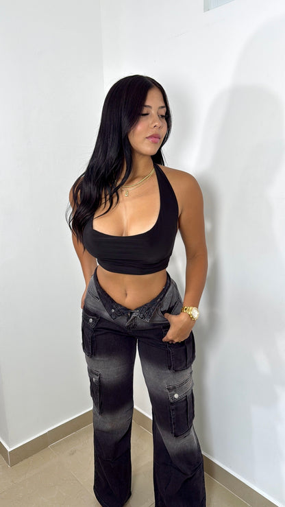 Stretch black cargo