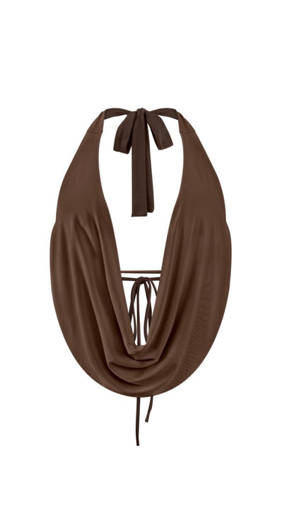 Brown sexy top
