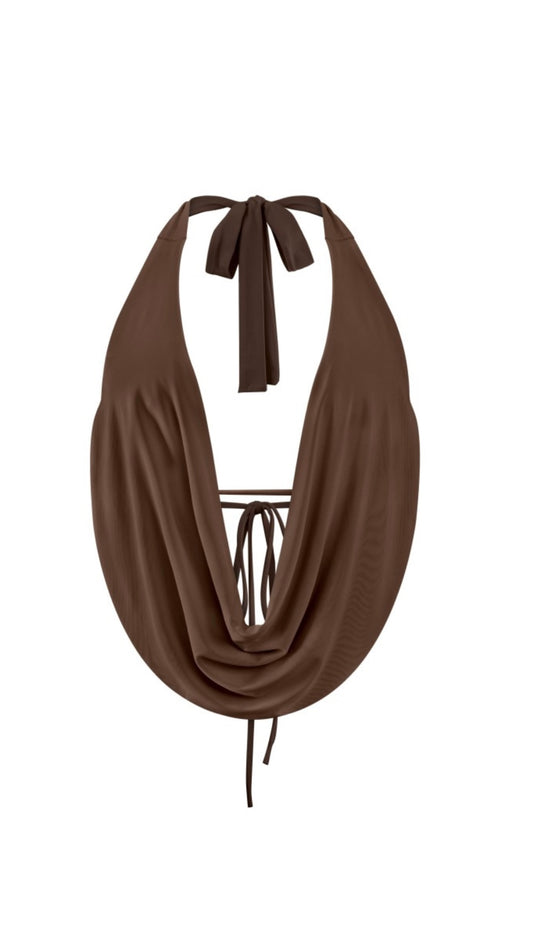 Brown sexy top