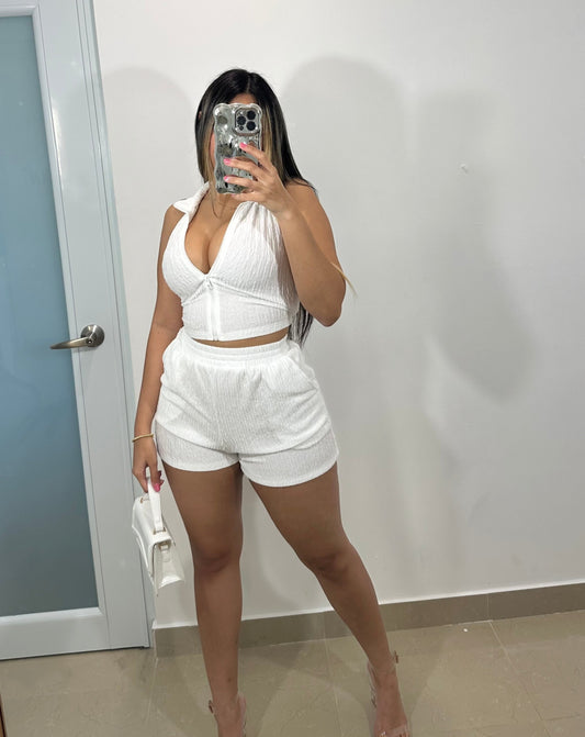 White short set