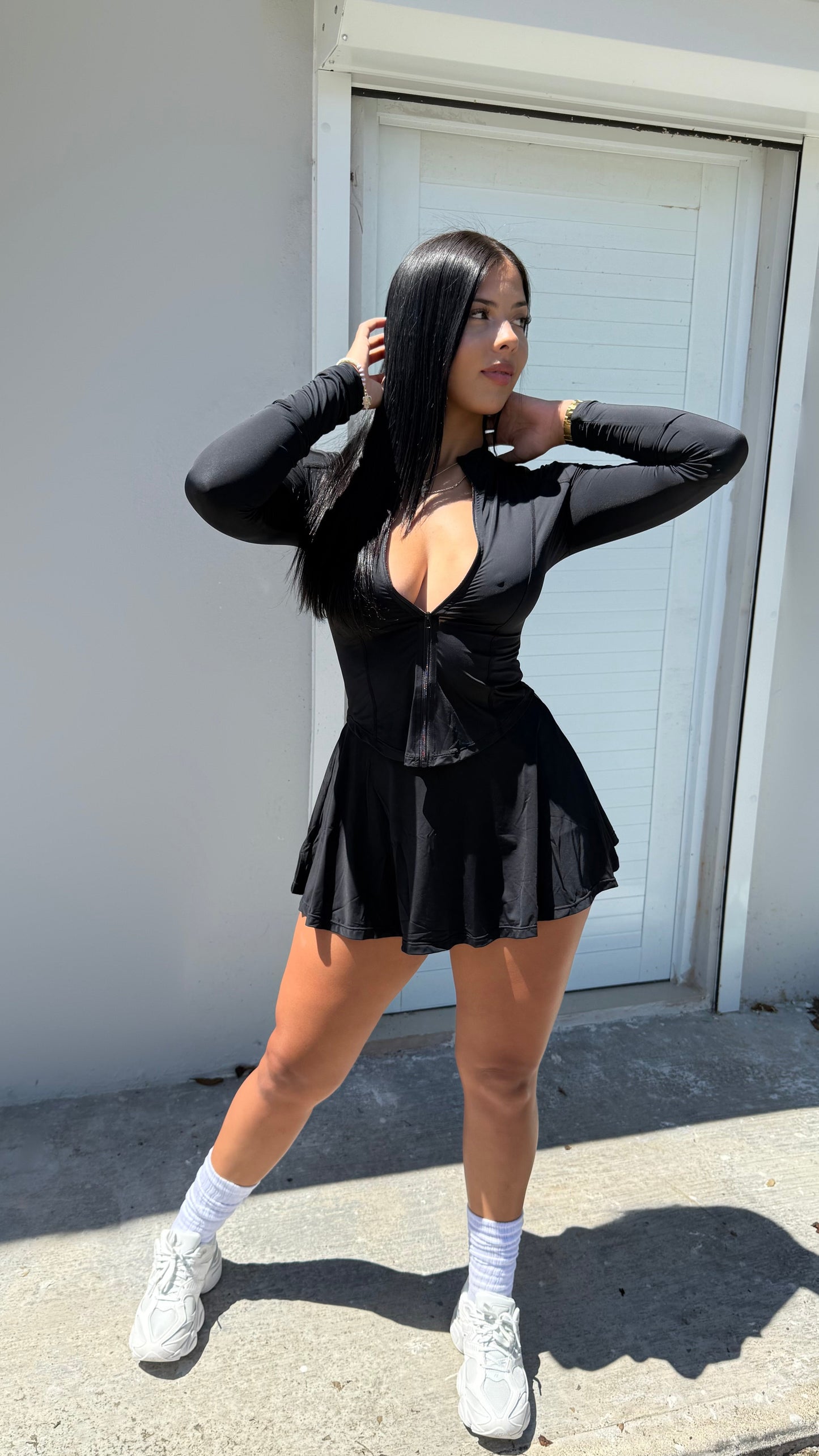 Longsleeve skirt set