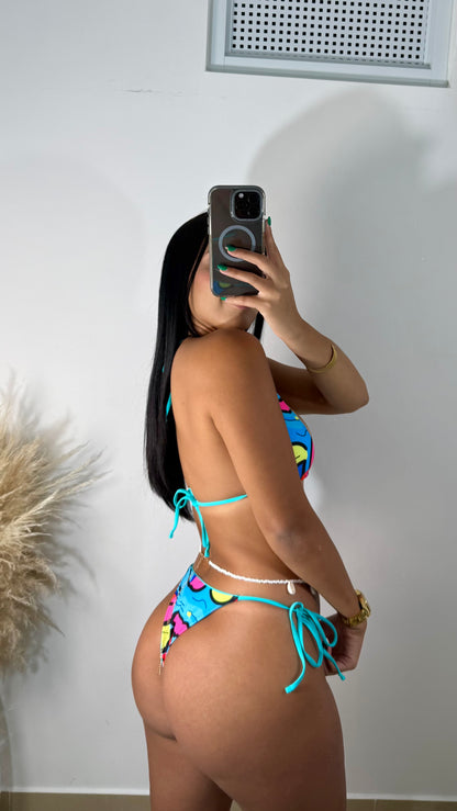 Neon multicolor swim