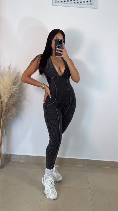 Black sexy jumpsuit