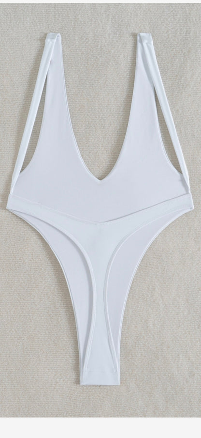 High cut bodysuit