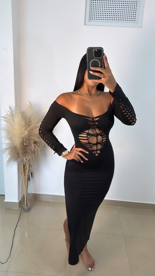 Cut out midi dress