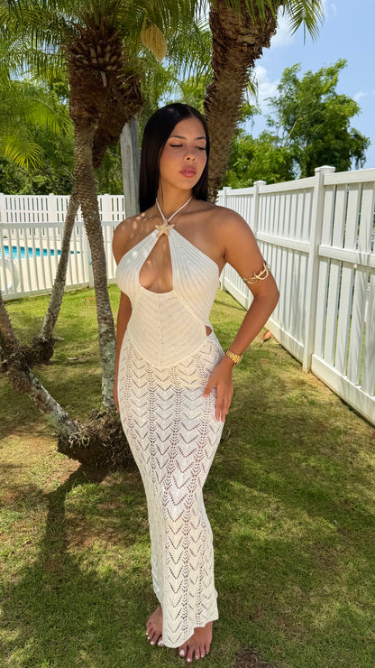 Resort dress w star