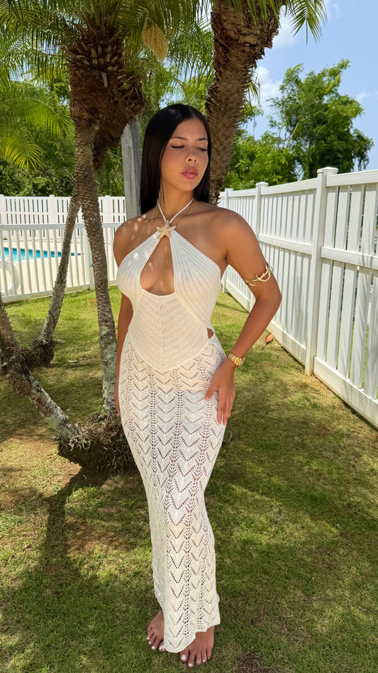Resort dress w star