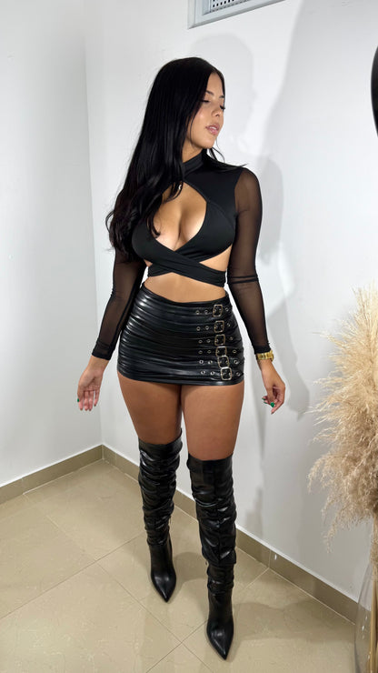 Exclusive strappy skirt