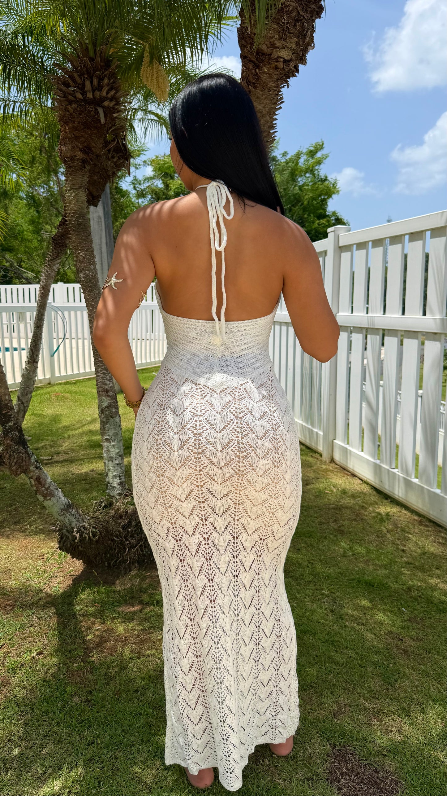 Resort dress w star
