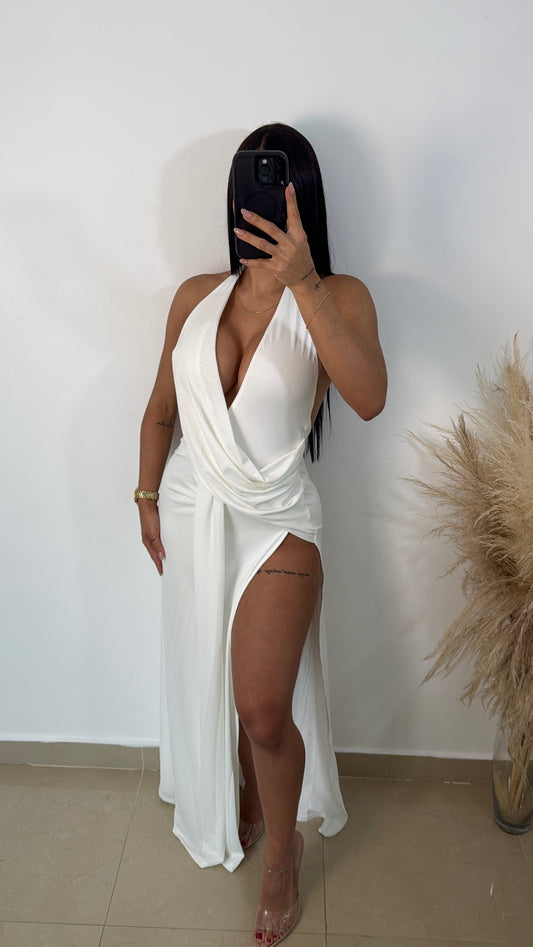 White resort dress