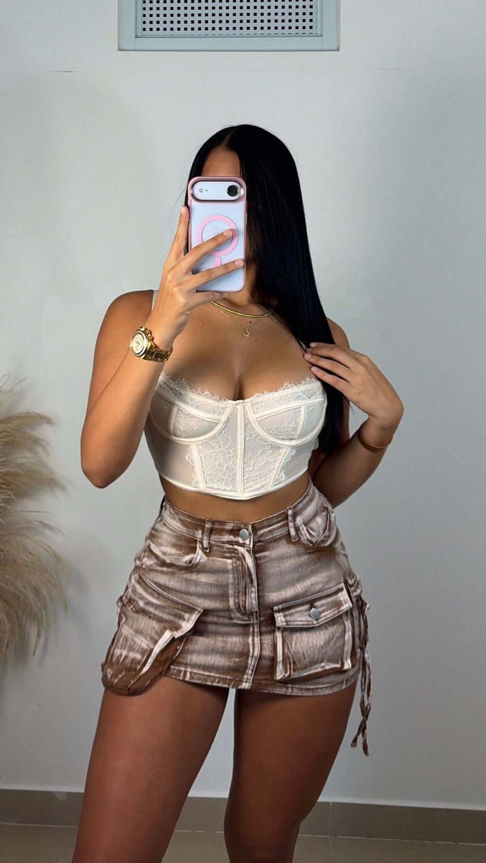 Beige corset