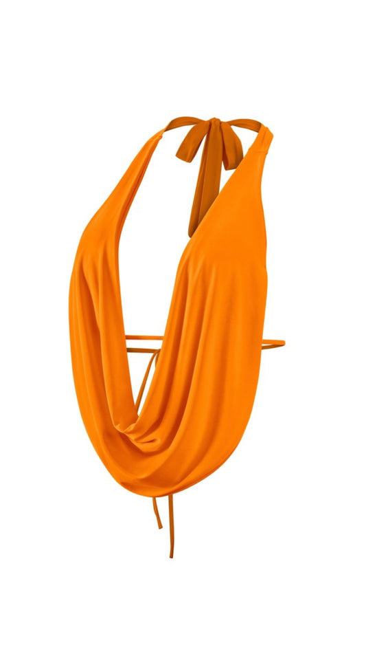Halter Orange top